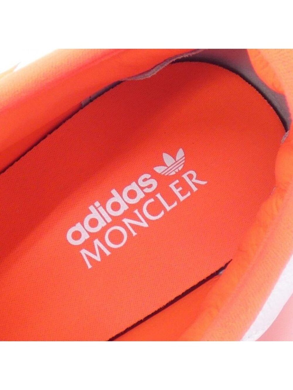 Moncler Adidas Sneakers Orange - Picture 6 of 6